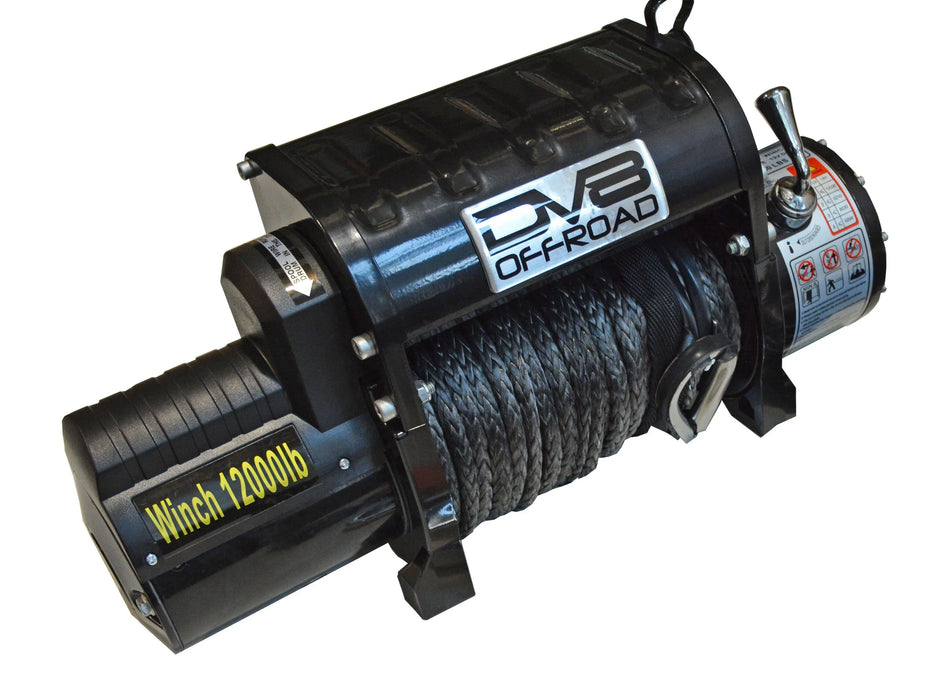 12,000 lbs. Winch | Synthetic Rope