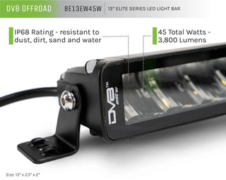 13-Inch Elite Series LED Light Bar | Single Row
