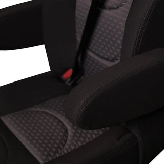 DOT-Rated 18" Commuter Class Captain Seat with Swivel Base | Palazzo Grey Cloth