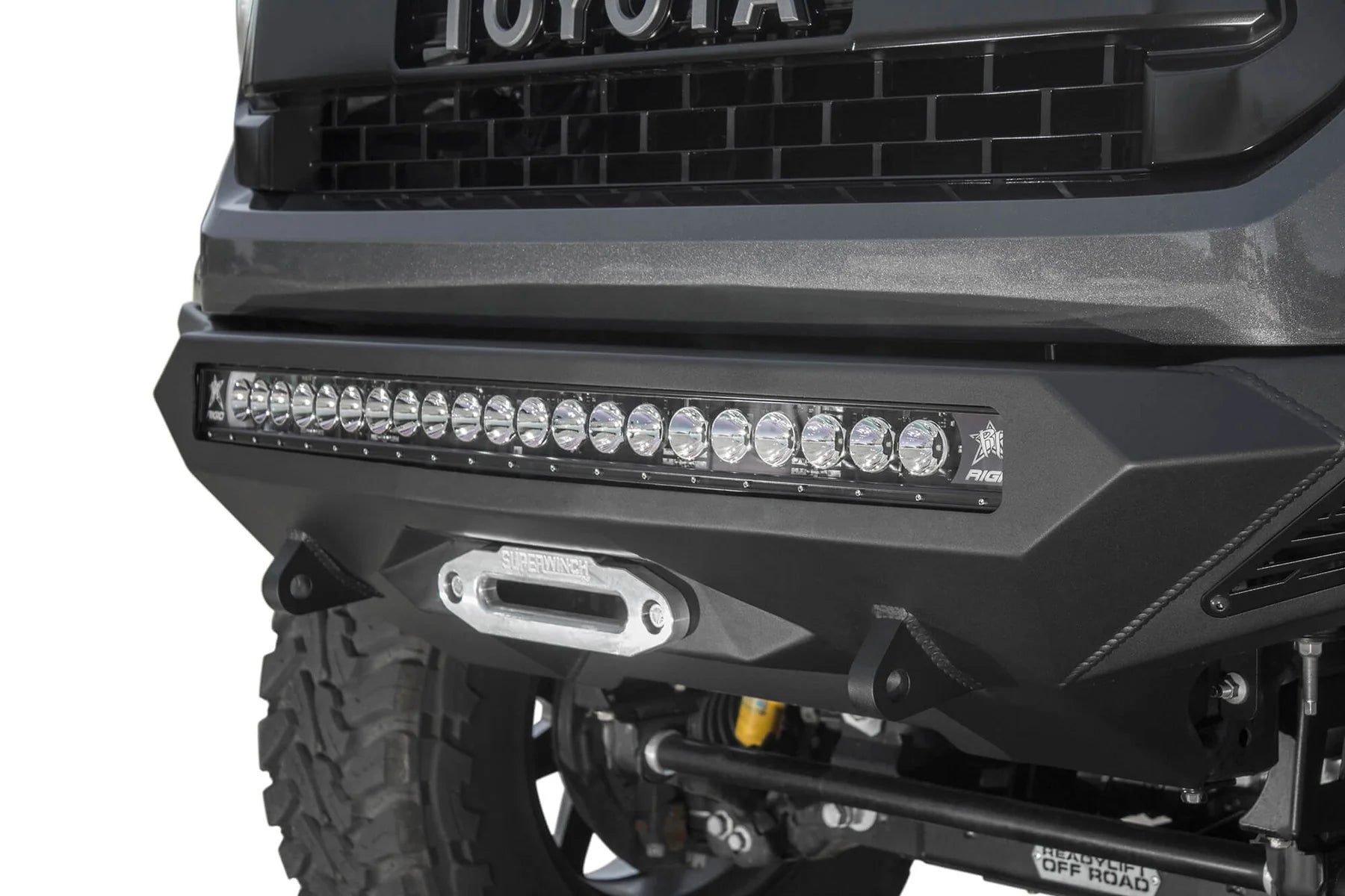 Load video: 2014-2021 Toyota Tundra Stealth Fighter Winch Front Bumper