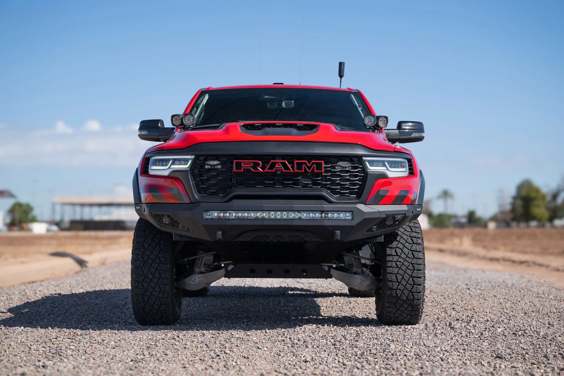 Ram Rho Front Strut 2025 Ram RHO Stealth Fighter Front Bumper – Alpine Van Works, LLC