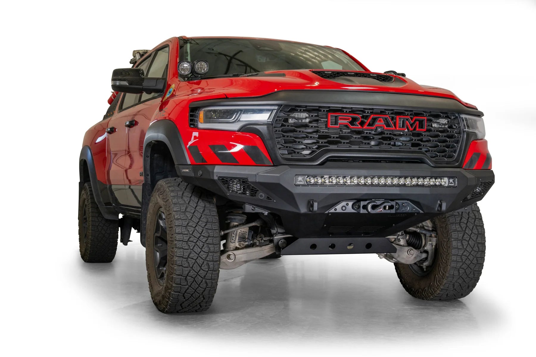 Ram Rho Front Strut 2025 Ram RHO Stealth Fighter Front Bumper Winch Kit – Alpine Van Works, LLC