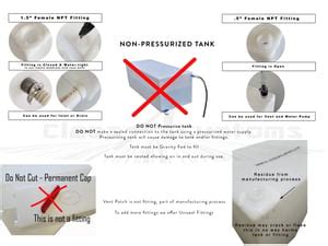 20 Gallon Fresh / Gray Water Holding Tank