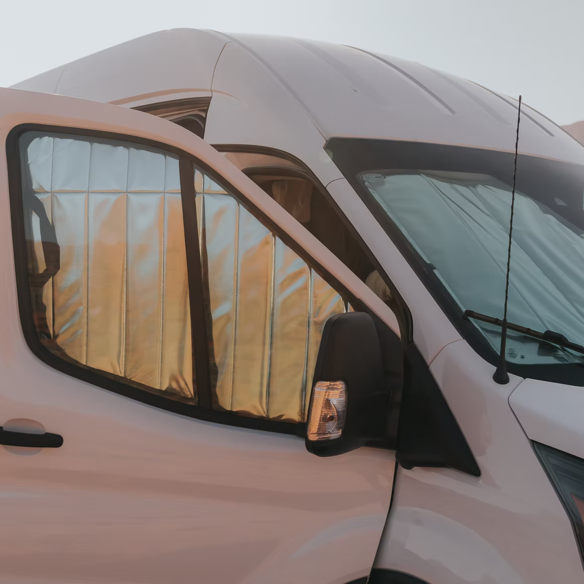 Transit Reflective Front Door Window Covers (Pair)