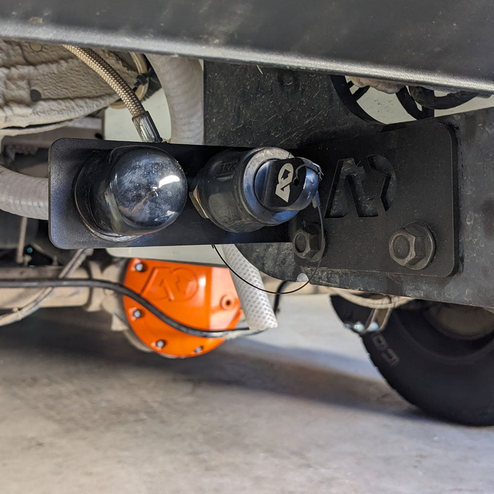 A2 Hitch Bracket For Air & Water Fittings for Sprinter by Agile Offroad