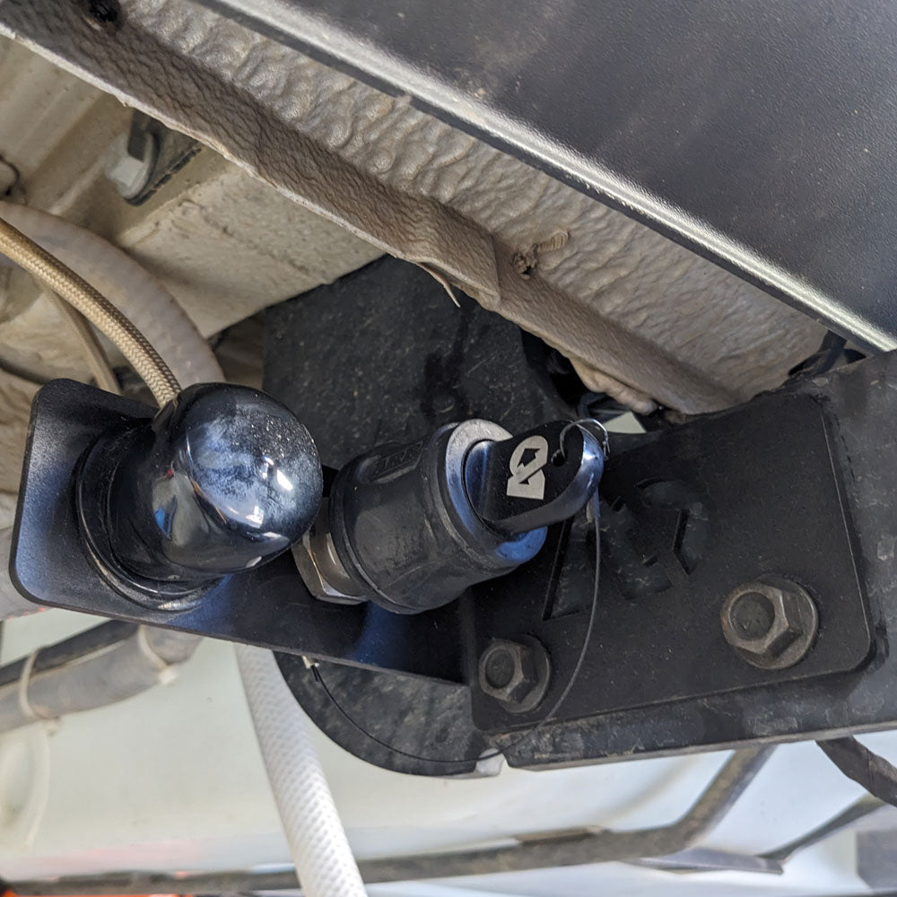 A2 Hitch Bracket For Air & Water Fittings for Sprinter by Agile Offroad