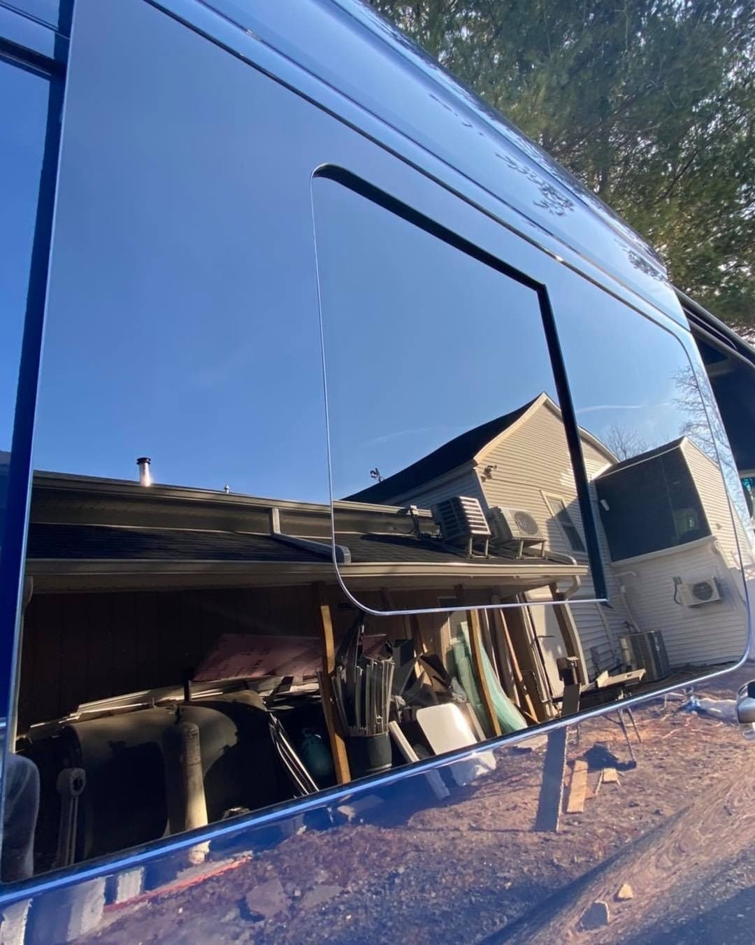 AM Auto Sprinter Passenger Side Sliding Door Half-Slider Window