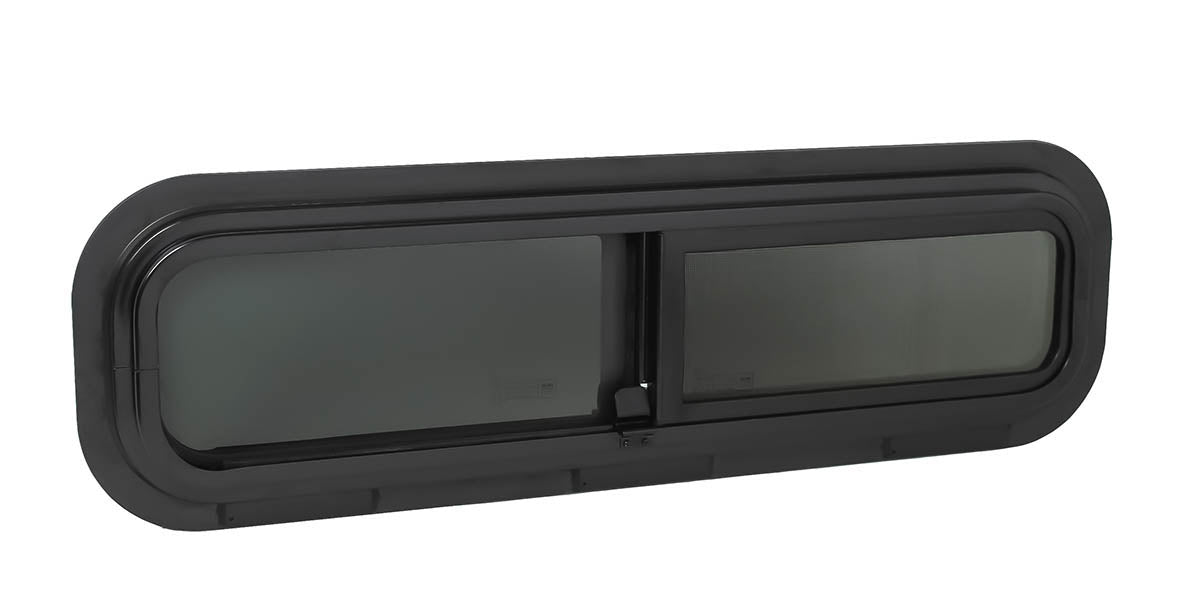 AM Auto Universal-Fit Passenger Side Half-Slider Screened Window 9.4"H x 30.7"W