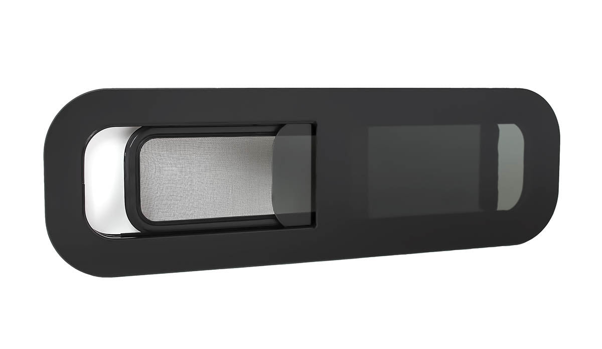 AM Auto Universal-Fit Passenger Side Half-Slider Screened Window 9.4"H x 30.7"W