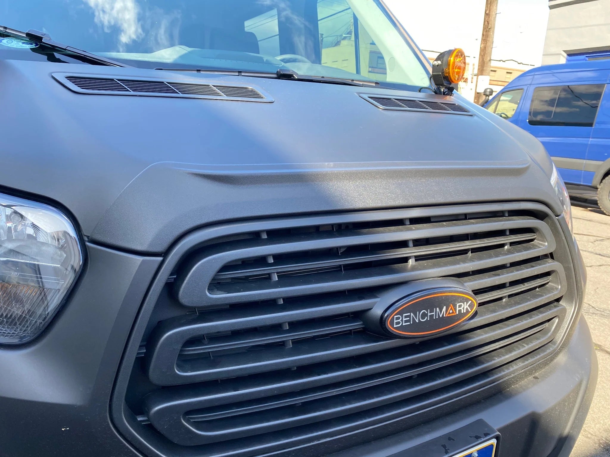 Load video: Aero Hood Spoiler Transit 2015-2020