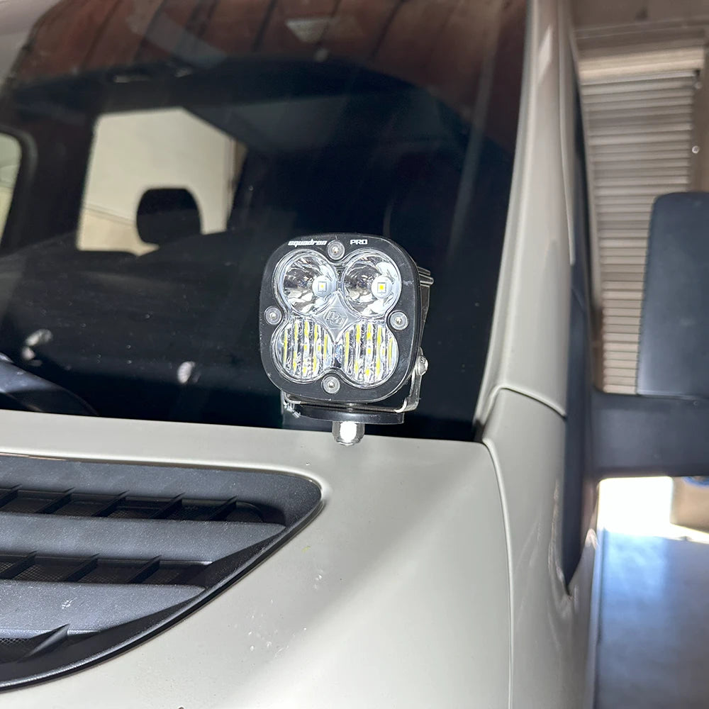 Cowl Light Bracket Kit for 2019+ Sprinter by Agile Offroad