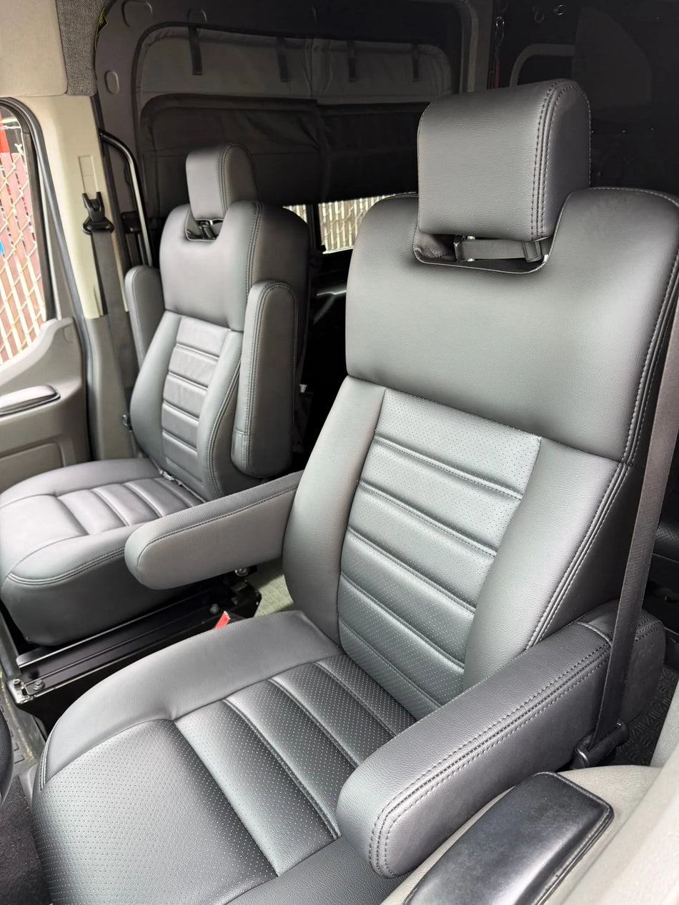 JMG’s Cruiser front seats w/ the Transit adapter kit