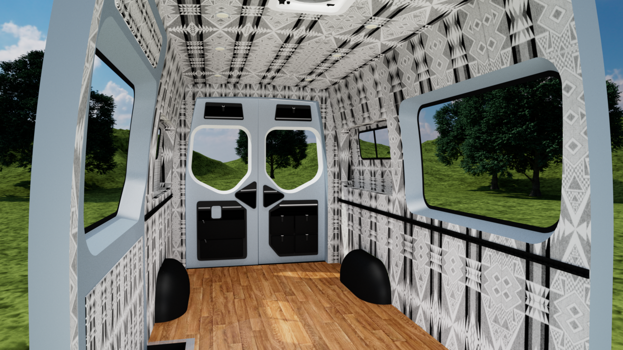 Mercedes Sprinter 170" Extended High Roof Interior Panel Kit