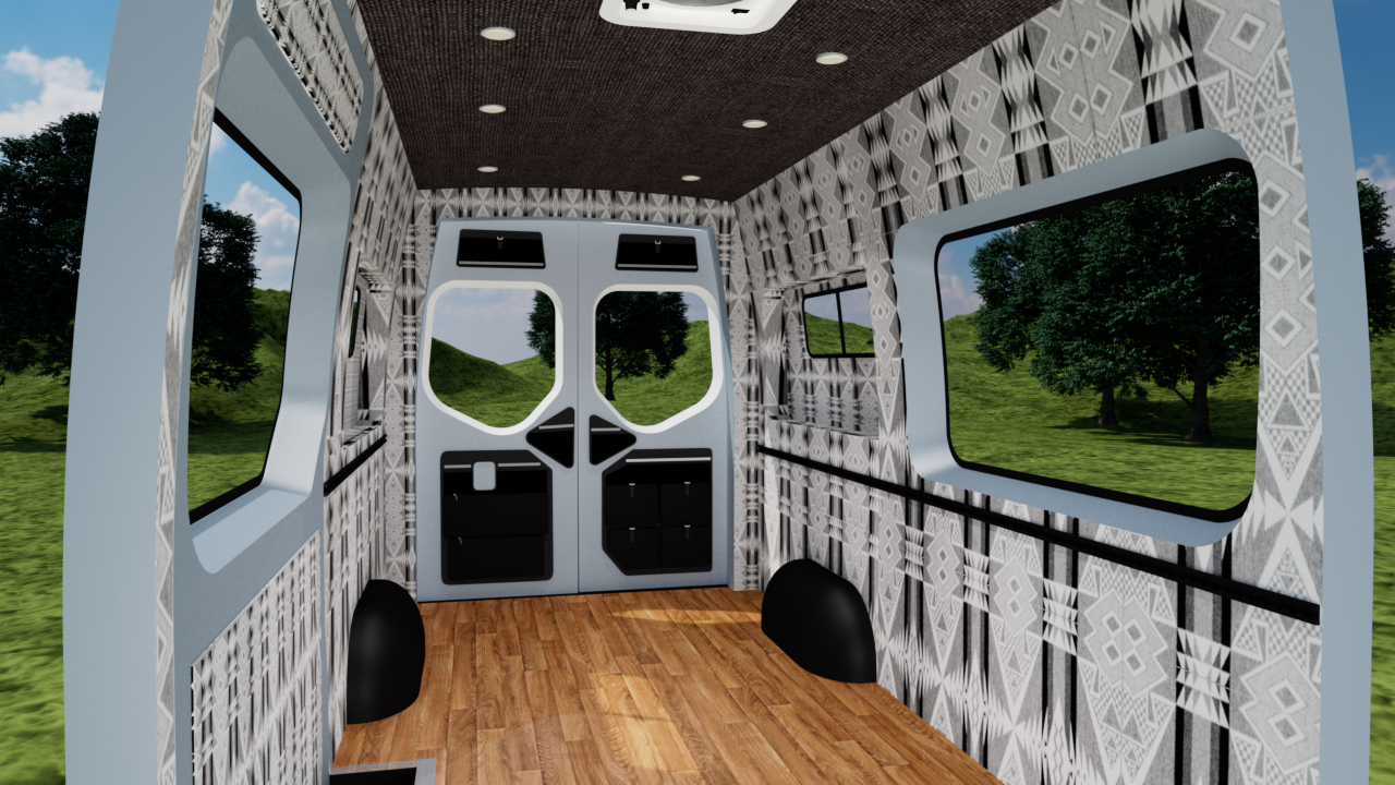 Mercedes Sprinter 170" Extended High Roof Interior Panel Kit