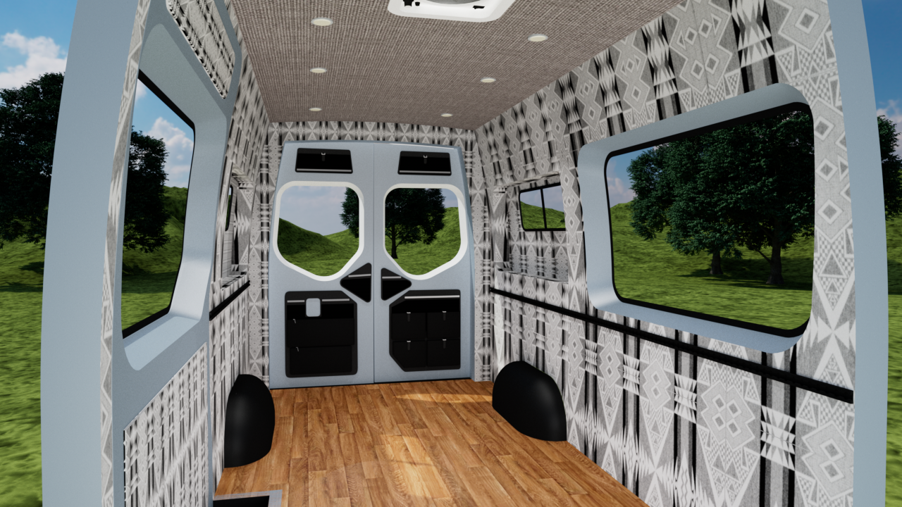 Mercedes Sprinter 170" Extended High Roof Interior Panel Kit