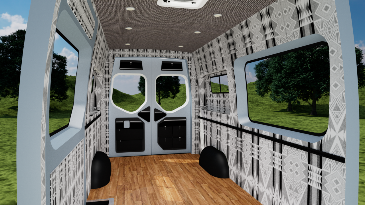 Mercedes Sprinter 170" Extended High Roof Interior Panel Kit