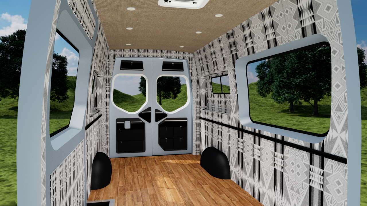 Mercedes Sprinter 170" Extended High Roof Interior Panel Kit