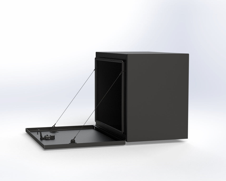 Aluminum Exterior Box with Drop Down Door
