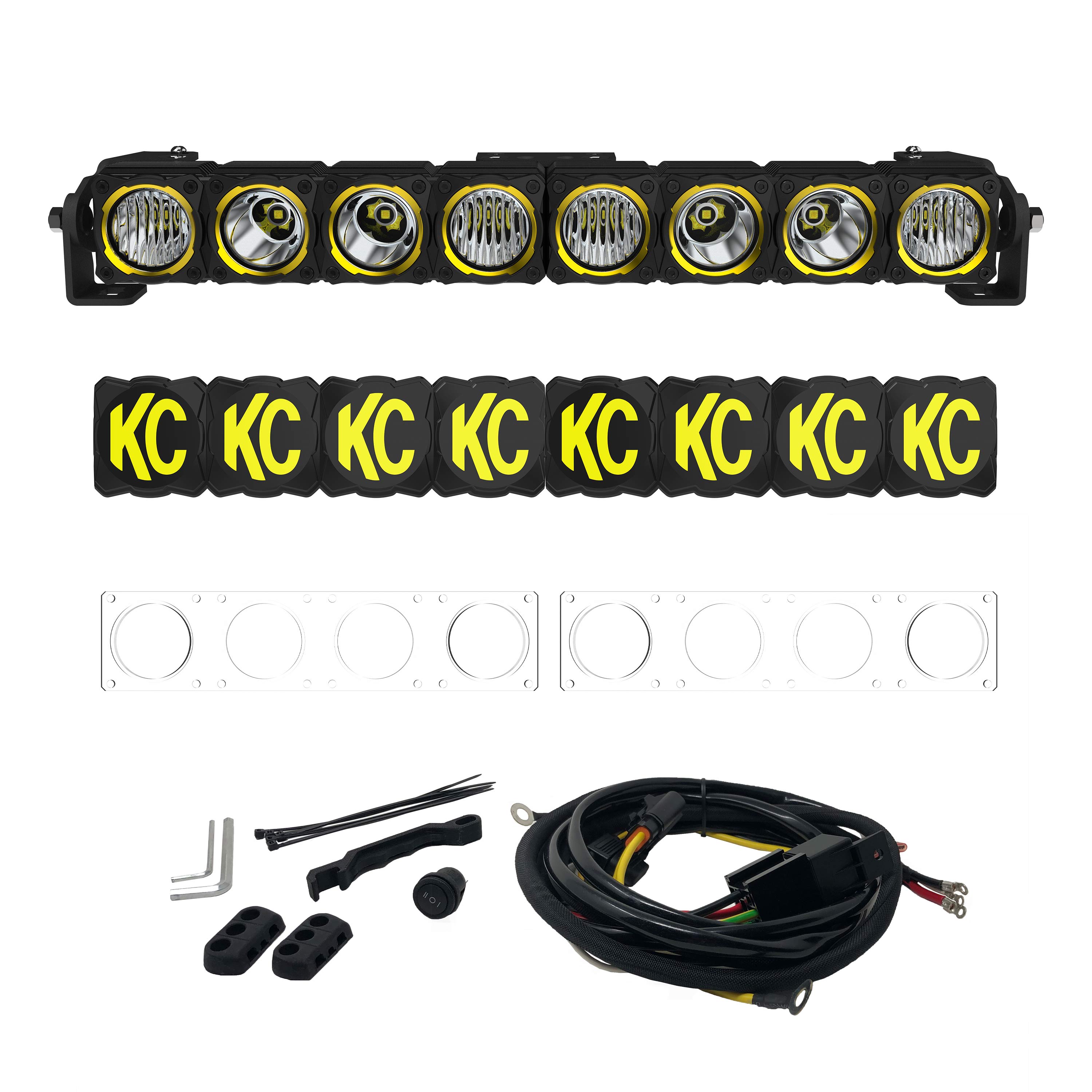 Load video: FLEX ERA® LED Light Bar - 20" - Master Kit