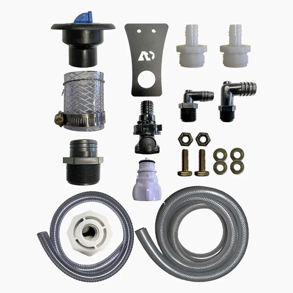 Fill Kit for Spare Tire Basket Water Tank for Sprinter by Agile Offroad