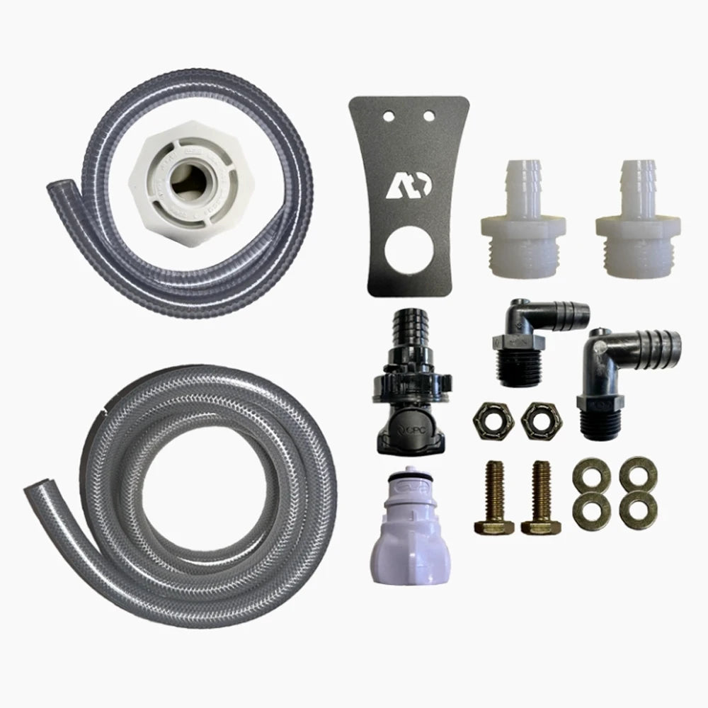 Fill Kit for Spare Tire Basket Water Tank for Sprinter by Agile Offroad