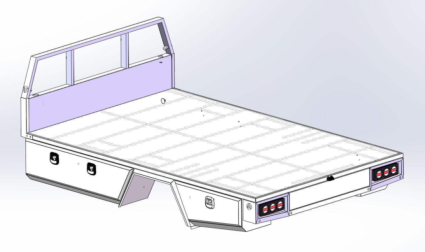 12' Super Duty Flatbed Tray