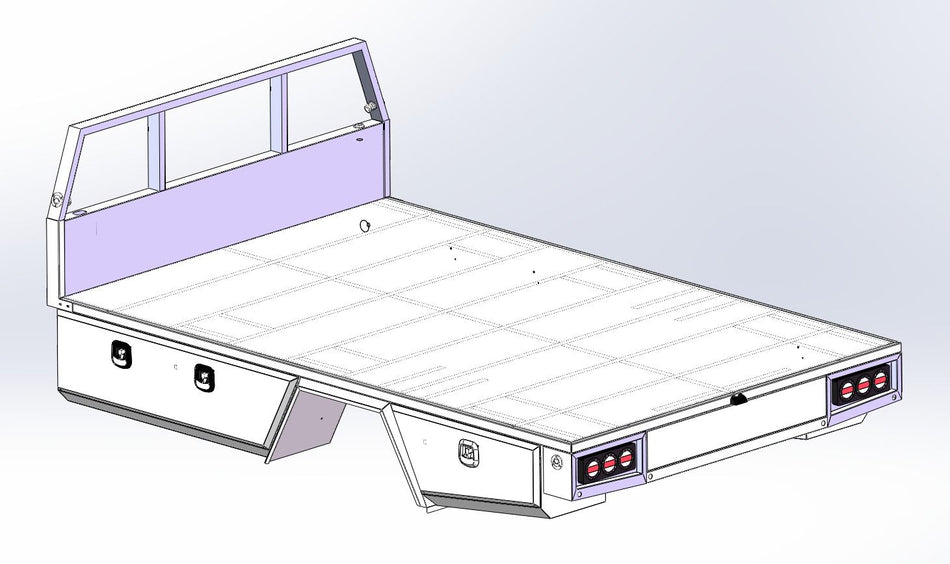 12' Super Duty Flatbed Tray