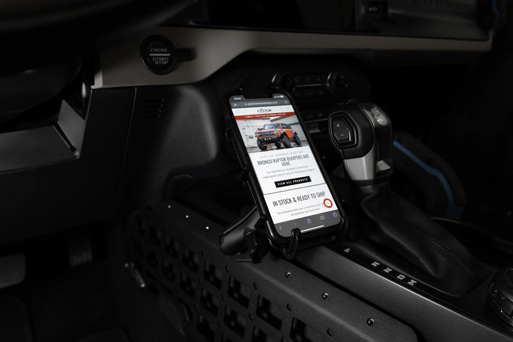 2021-2025 Ford Bronco & Bronco Raptor Center Console Molle Panels