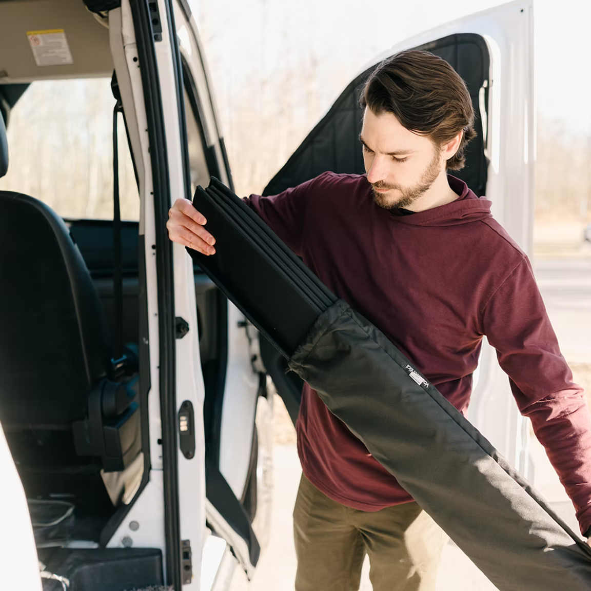 Transit Stealth Front Door Window Covers (Pair)