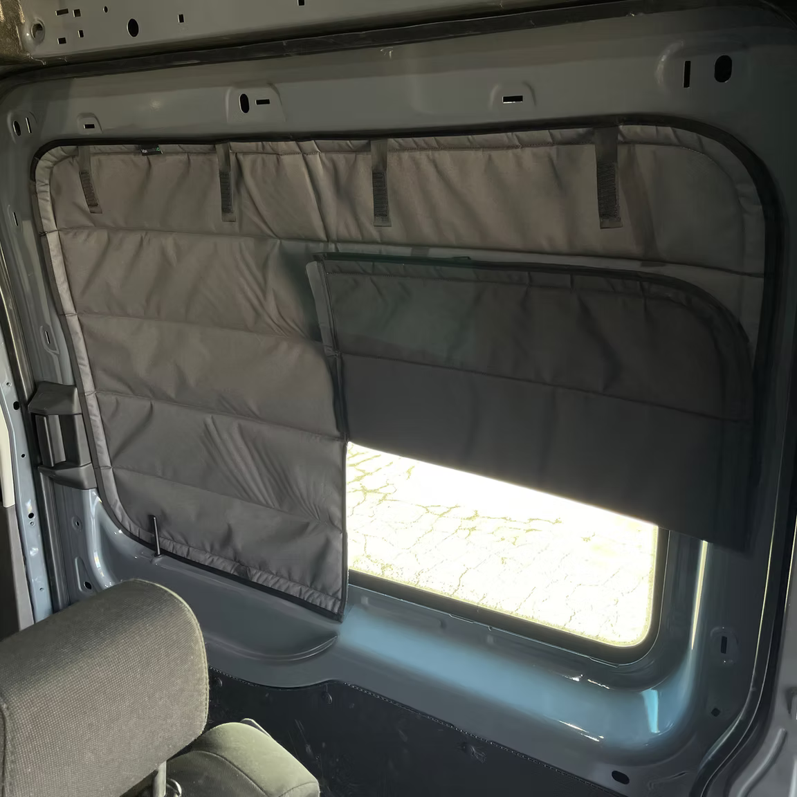 Transit Stealth Sliding Door Window Cover