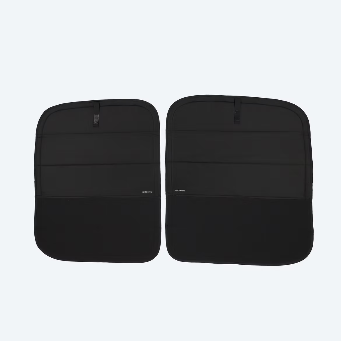 Load video: Ford Transit Stealth Rear Door Window Covers (Pair)