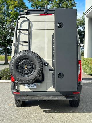 Sprinter Rear Passenger Door Aluminum Gear Rack Alpine Van Works LLC