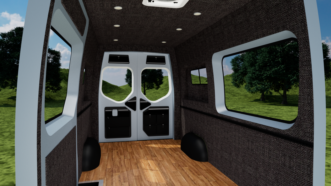 Mercedes Sprinter 170" Extended High Roof Interior Panel Kit