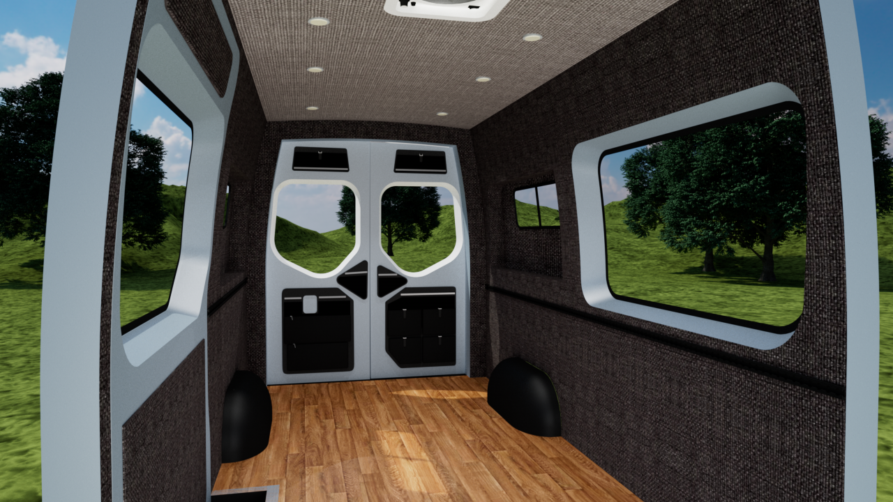 Mercedes Sprinter 170" Extended High Roof Interior Panel Kit