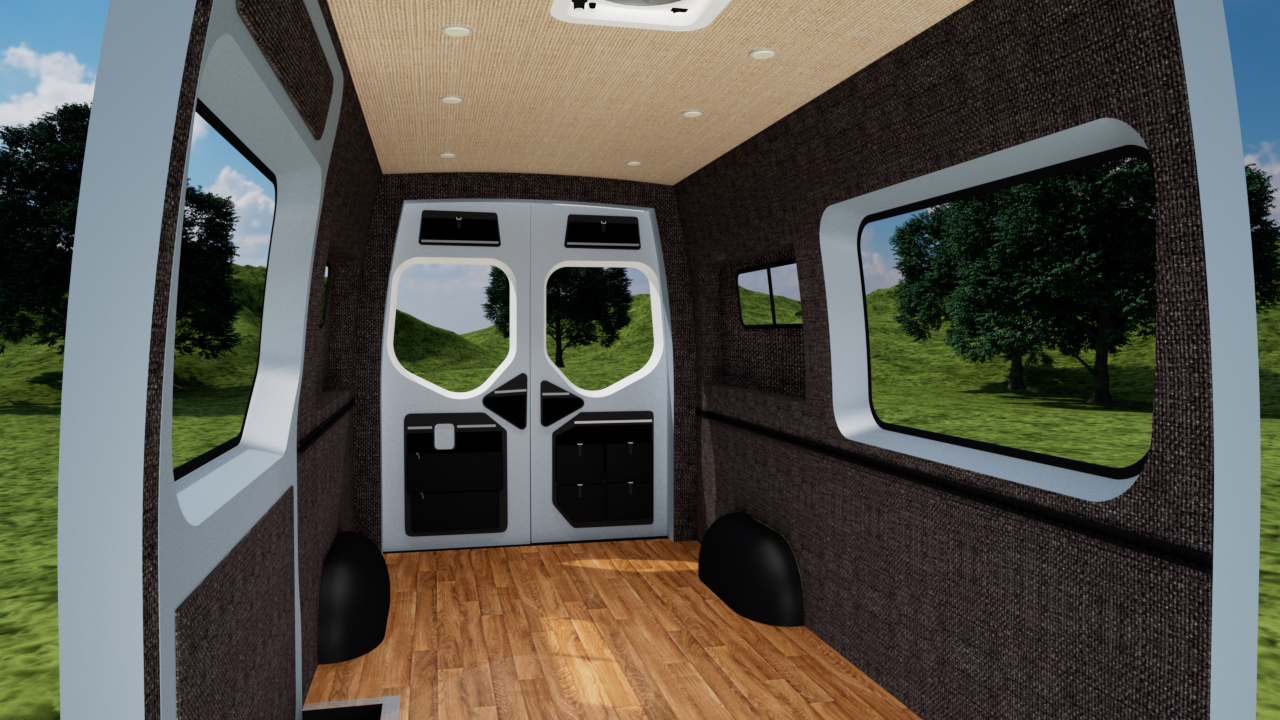 Mercedes Sprinter 170" Extended High Roof Interior Panel Kit
