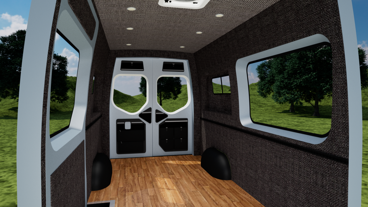 Mercedes Sprinter 170" Extended High Roof Interior Panel Kit