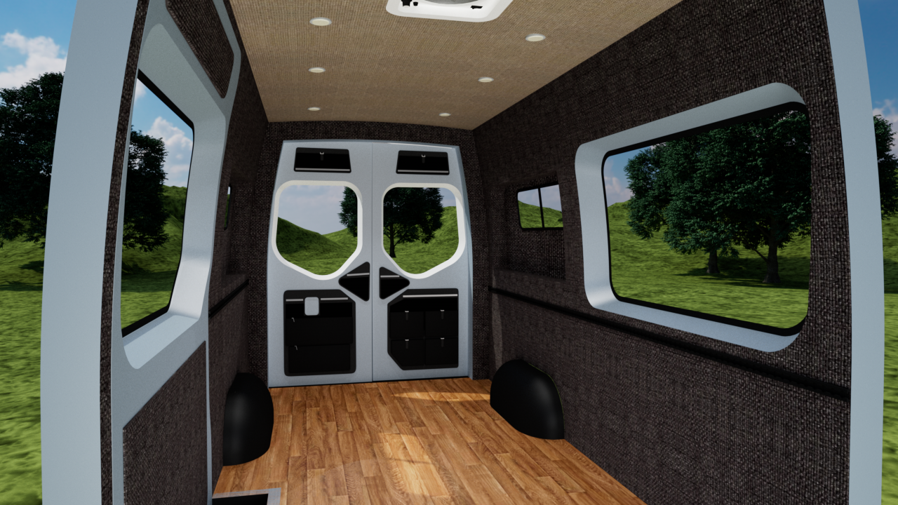 Mercedes Sprinter 170" Extended High Roof Interior Panel Kit