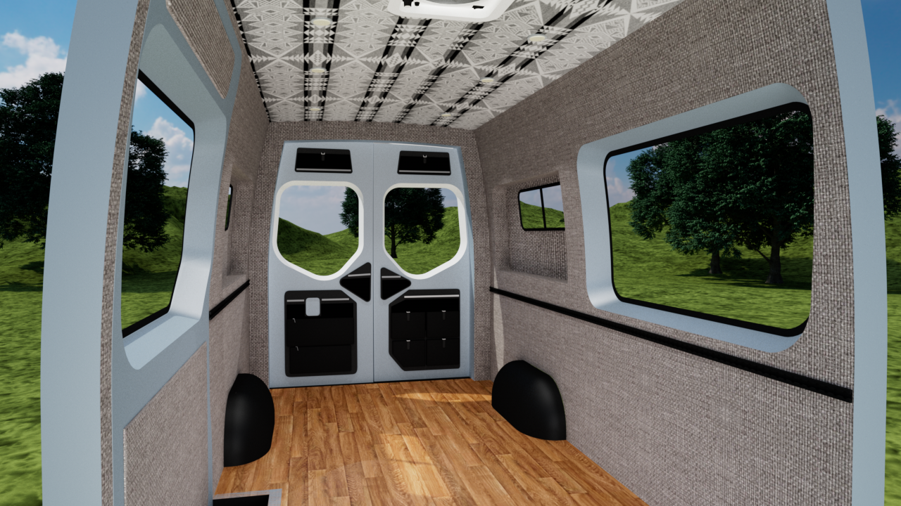 Mercedes Sprinter 170" Extended High Roof Interior Panel Kit