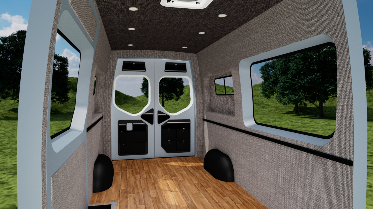 Mercedes Sprinter 170" Extended High Roof Interior Panel Kit