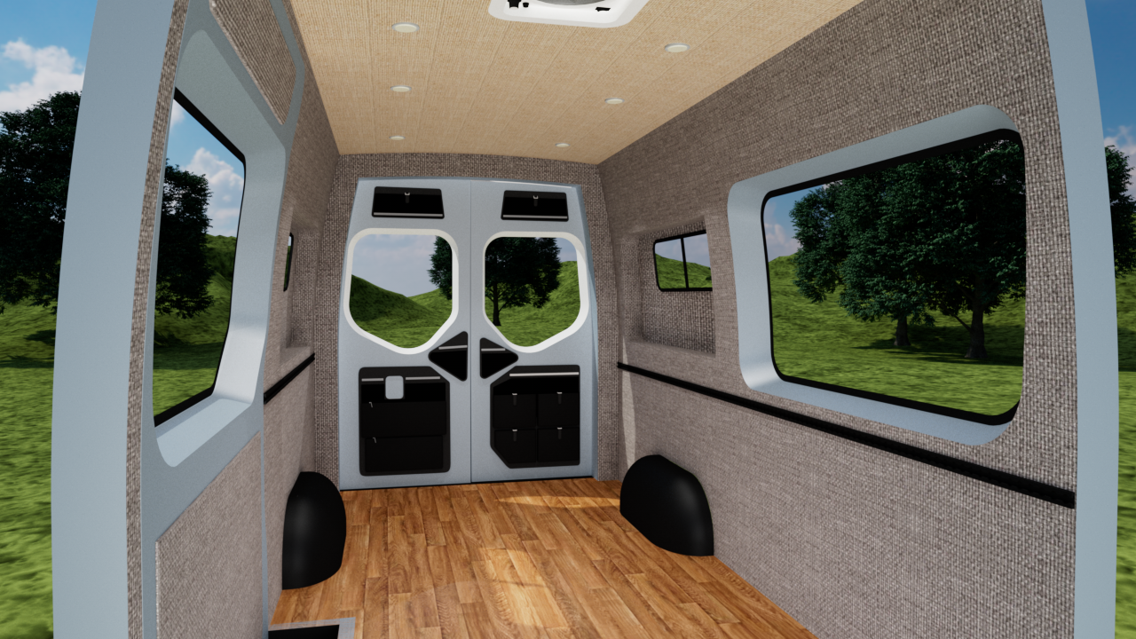 Mercedes Sprinter 170" Extended High Roof Interior Panel Kit