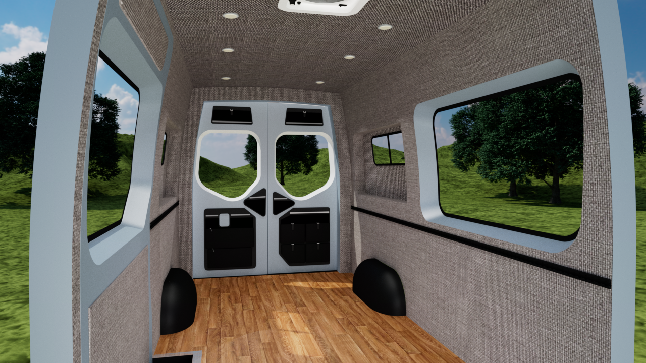 Mercedes Sprinter 170" Extended High Roof Interior Panel Kit