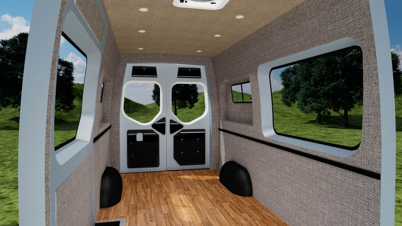 Mercedes Sprinter 170" Extended High Roof Interior Panel Kit