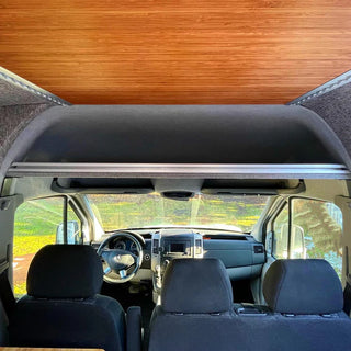 Upholstered Sprinter Headliner Shelf