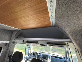 Upholstered Sprinter Headliner Shelf