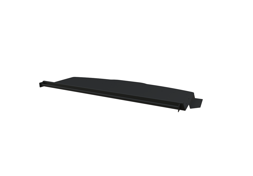 Load video: Transit Headliner Shelf with Curtain Rod