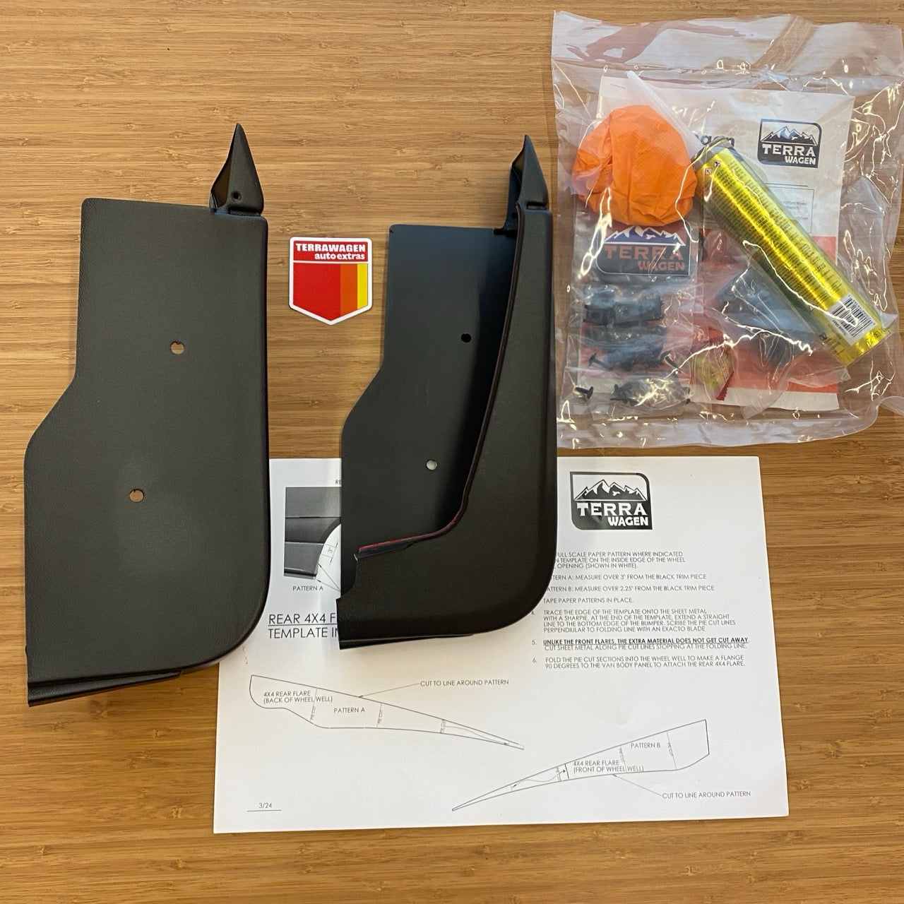 Rear Mondo Mudguard Kit for Sprinter – Rear Clearance Solution for Larger Tires