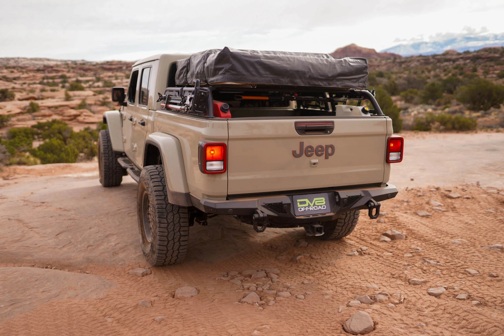 Gladiator Rear Rack 2020-2025 Jeep Gladiator JT Spec Series Rear Bumper – Alpine Van Works, LLC