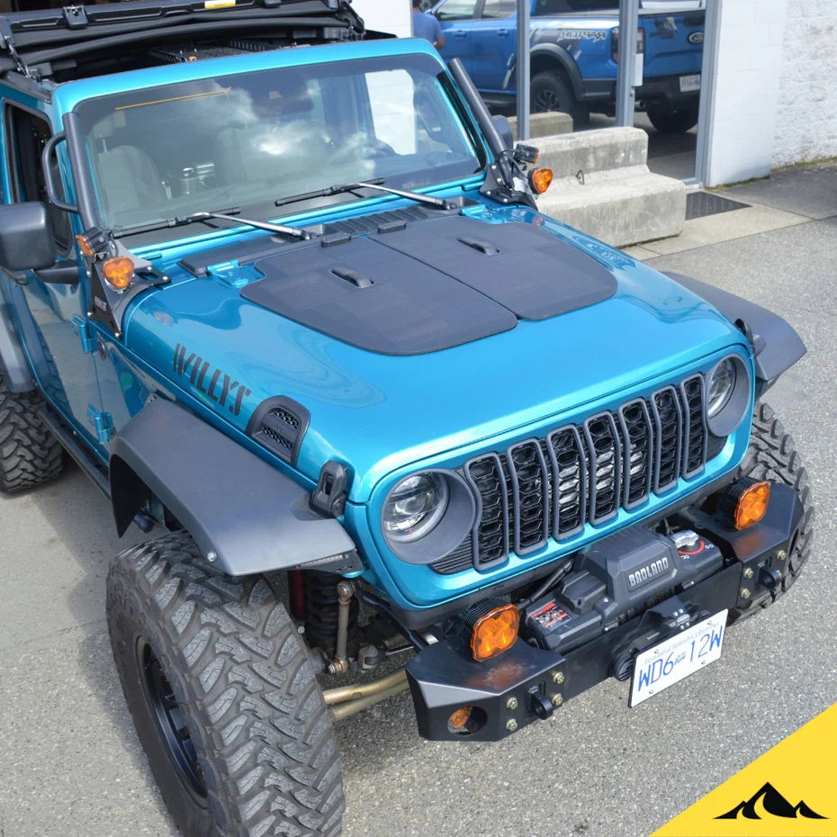 Jeep Wrangler (JL) (2018-2025) | Hood Solar Panel | VSS System™ 2.0