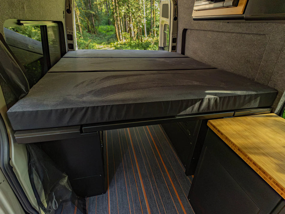 Modular Cabinet Bed System Van Mattress