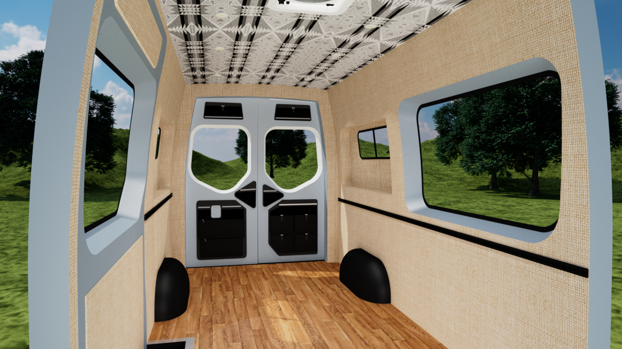 Mercedes Sprinter 170" Extended High Roof Interior Panel Kit